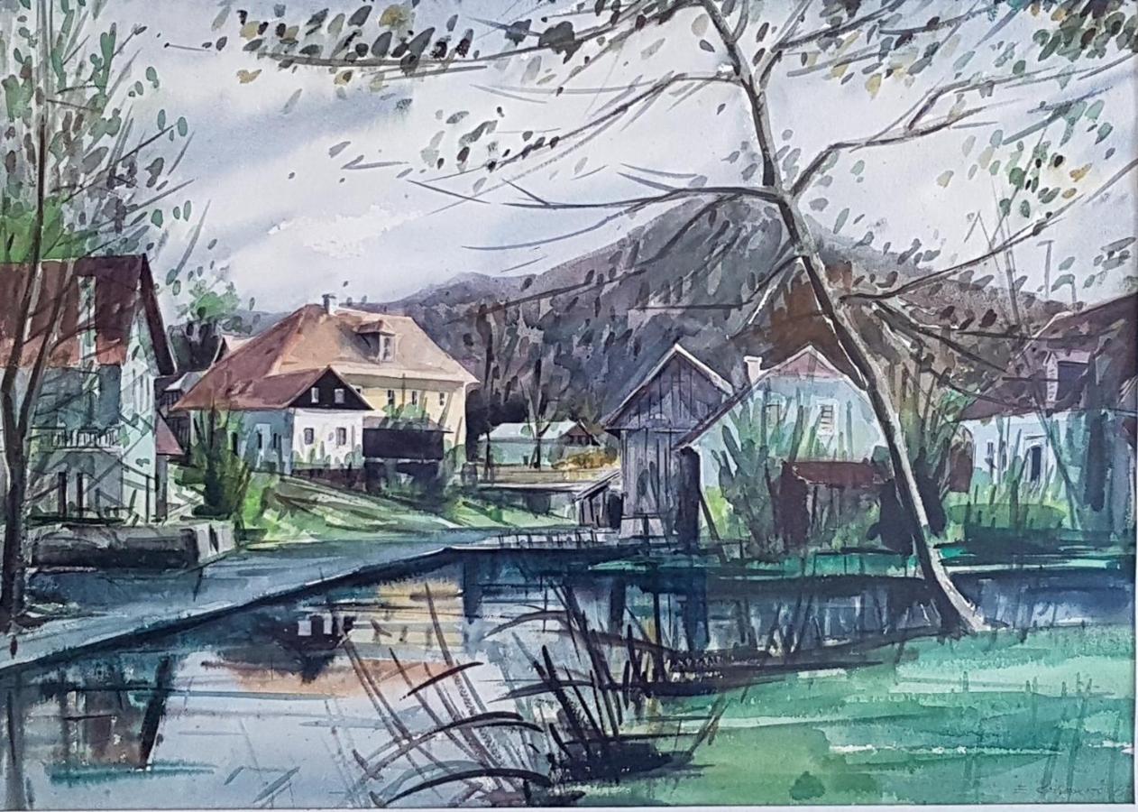 Krka River Lodge Znojile pri Krki Bagian luar foto